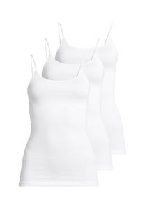 Спагетти топ 3 упаковки модальные -con-ta-, белый