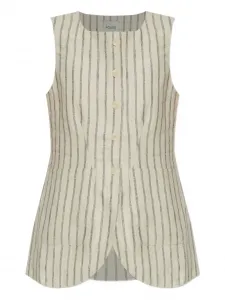 Жилет в полоску Posse, нейтральный