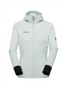 MAMMUT Спортивная флисовая куртка в пастельно-зеленом цвете