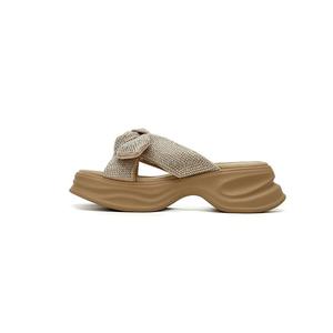 DAPHNE Тихие тапочки-шлепанцы женские абрикос, цвет Apricot