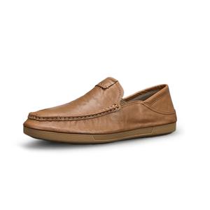 Повседневные кожаные туфли мужские Devanro, Yellow