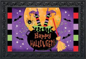 Придверный коврик с ведьмой Briarwood Lane, черный