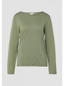 s.Oliver Вязаный свитер цвета 7900_оливково-зеленый