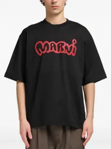 Футболка из джерси Marni, черный