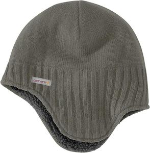 Carhartt мужская вязаная шапка с ушками на подкладке из шерпы, Select Color
