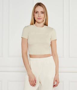 Футболки Cropped fit Ea7, желтый