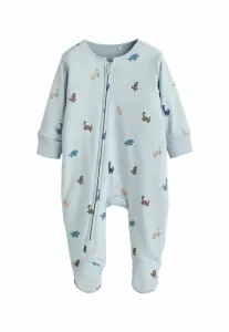 Ватная пижама стандартного кроя Next, Blue Dino