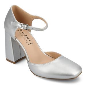 Туфли на каблуке Hesster Journee, silver faux leather