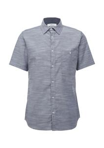 Рубашка Slim Fit на пуговицах s.Oliver, пятнистый синий