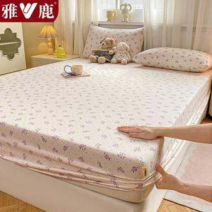 Yalu Простыня на резинке 150х200 см из хлопка, ткань Liuli Huayu, дышащая