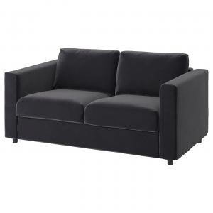 2-местный диван-кровать VIMLE IKEA, цвет djuparp dark grey