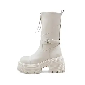 Женские ботинки A poinsettia princess, Ecru