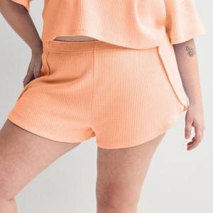 Юниорские высокие шорты с вафельной резинкой Dolphin So, цвет white peach