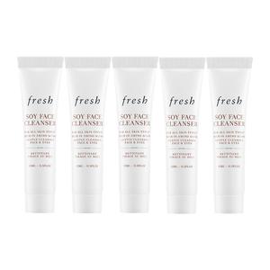 FULEISHI набор пробников очищающего средства с экстрактом сои гель для снятия макияжа очищение 15мл/20мл*3/20мл*2 Fresh