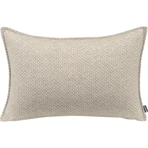 Декоративная подушка Ivy с легким узором, наволочка с наполнителем, 1 шт. H.O.C.K., Lindgrün + gemustert