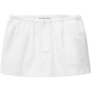 Шорты Elasticated waistband Buttoned Skirt Alexander Wang, белый