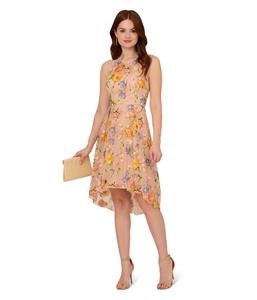 Туфли Adrianna Papell Embroidery Midi Dress, цвет Yellow/Orange Multi