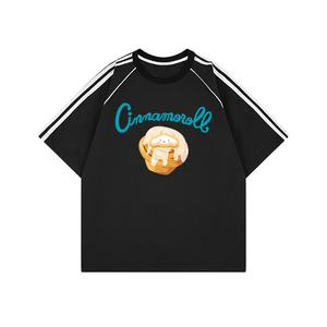 Футболка Unisex CINNAMOROLL Yugui Dog Sanrio, черный