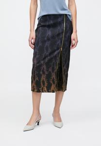 Юбка Marc Cain Pencil skirt, Black/Gold-Coloured/Black