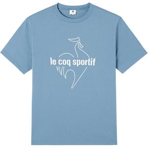 Футболка мужская Le Coq Sportif, серо-голубая