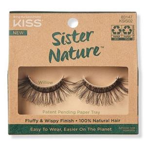 Поцелуй, полоска ресниц, ива, KISS