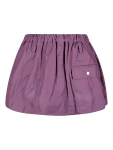 Мини-юбка Simona А-силуэта с эластичным поясом Baum Und Pferdgarten, фиолетовый