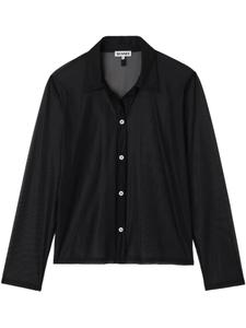 Рубашка из тюля Sunnei shher, черный