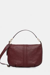 Кожаная сумка AURELYI Geox, бордовый