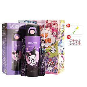 Термостакан Sanrio, Kulomi (Cup Brush + Straw Brush + 3D Sticker + Gift Bag)