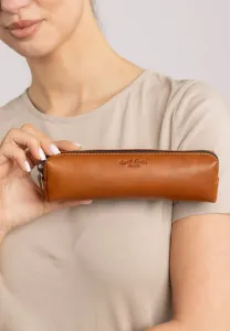 Пенал аддисон Gusti Leder, Haselnuss