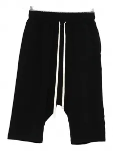 Шорты с эластичной талией и завязкой HAMZA, черный