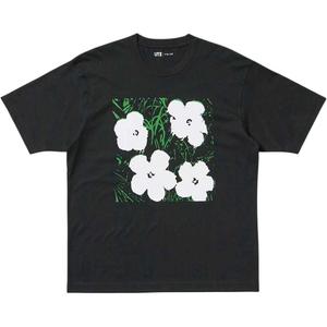 UNIQLO Футболка Andy Warhol × Andy Warhol SS25 Unisex Black
