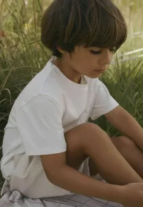 Свободная базовая футболка Lil' Atelier, Coconut Milk