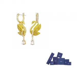 Сережки Swan для женщин Swarovski