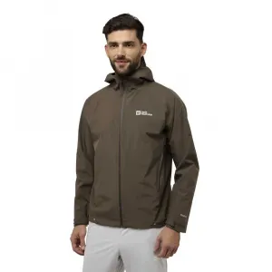 Куртка Jack Wolfskin Prelight 2L Ins, коричневый/серый