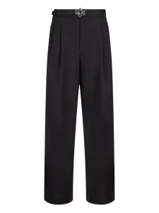 Брюки с пряжкой-украшением Liu Jo, черный