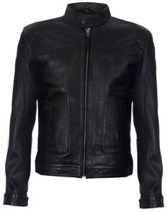 Классическая приталенная кожаная косуха-Austin Infinity Leather, черный