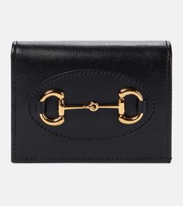 Кожаный кошелек gucci horsebit 1955 Gucci, черный