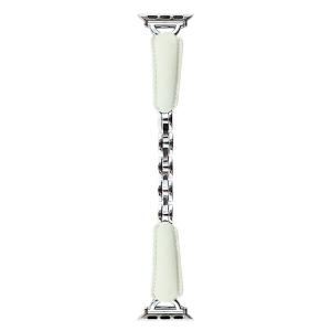 Ремешок Apple совместимый металлический IBOANN, пряжка коричнево-черная