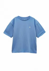 Футболка стандартного кроя с однотонным принтом let's go Joules, Blue