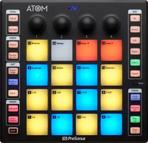 Контроллер исполнения PreSonus ATOM с 16 пэдами
