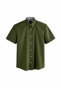 Рубашка REGULAR FIT - STRETCH OXFORD SHORT SLEEVE Next, зеленый