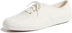 Женские кроссовки Keds Champion с шнуровкой для сезона, кремовый