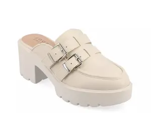 Кроссовки Journee Collection Brydie Clog, цвет: белый
