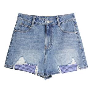 ELLE Джинсовые шорты Women's Denim Blue Moderate Straight Fit