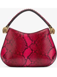 Кожаная сумка через плечо Roberto Cavalli, розовый