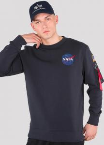 Толстовка Alpha Industries Space Shuttle Sweatshirt, темно-синий