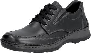 Мужские ботинки Rieker на шнуровке, черный