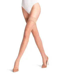 Натуральные самоподдерживающиеся чулки Falke, бежевый