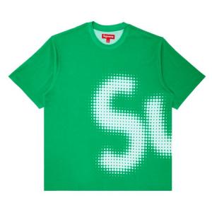 Топ Supreme Halftone Short-Sleeve Top, зеленый